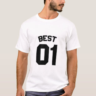 T-shirt Meilleurs Amis Pour 3 - Meilleur 01