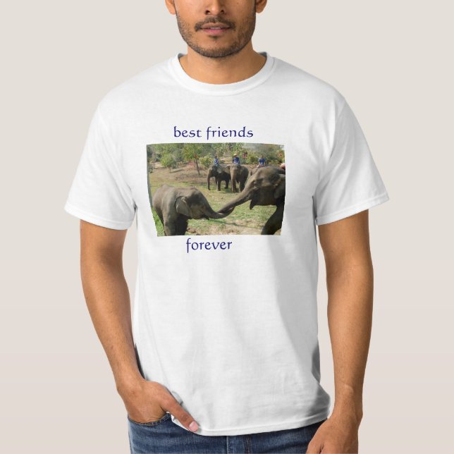 T-shirt Meilleurs amis pour toujours (Devant)