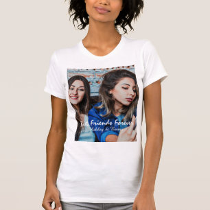 T-shirt Meilleurs amis pour toujours Photo personnalisée e