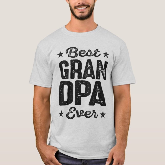 T-shirt Meilleurs Cadeaux Grand-Père (Devant)