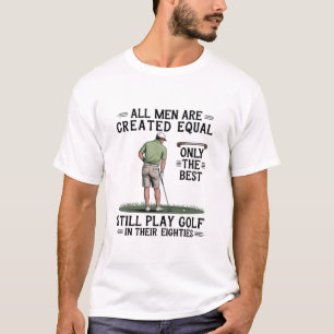 T-shirt Meilleurs hommes jouent au golf Eighties Drôle de 