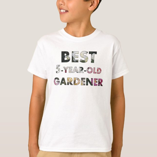 T-shirt Meilleurs Roses de jardiniers de 5 ans (© Mira) (Devant)
