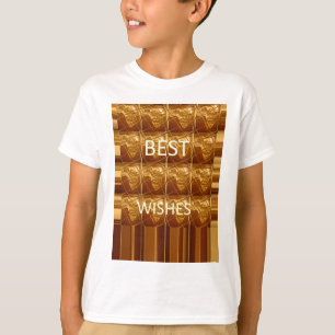 T-shirt Meilleurs voeux d'Afrique : Un continent doré