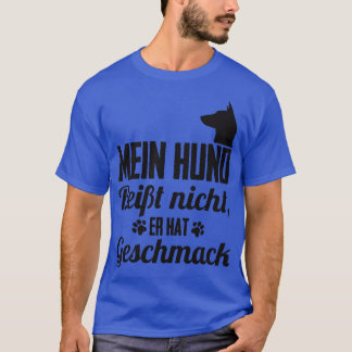 T-shirt Mein Hund beit nicht er casquette Geschmack