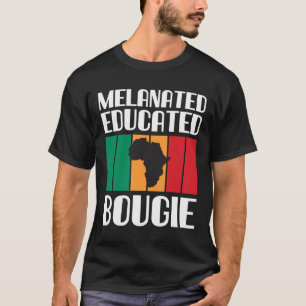 T-shirt Melanated a instruit la fille de noir de mélanine