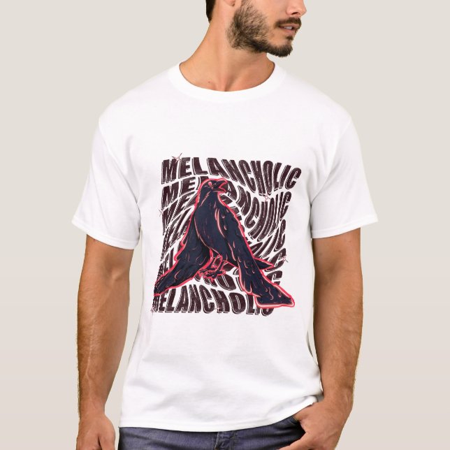T-shirt Melancholy x Raven (Devant)