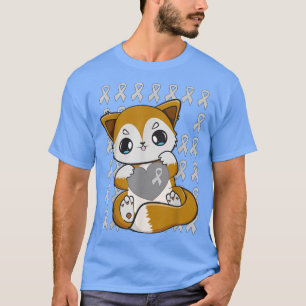 T-shirt Mélange Avec Ruban Pour Sensibilisation À La Dysle