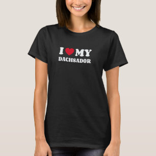T-shirt Mélange de Labrador Retriever et de Dachshund J'ai