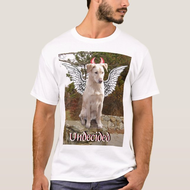 T-shirt Mélange jaune de laboratoire avec des ailes d'ange (Devant)