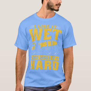 T-shirt Mélangeur De Béton Pour Conducteur De Camion - Wet