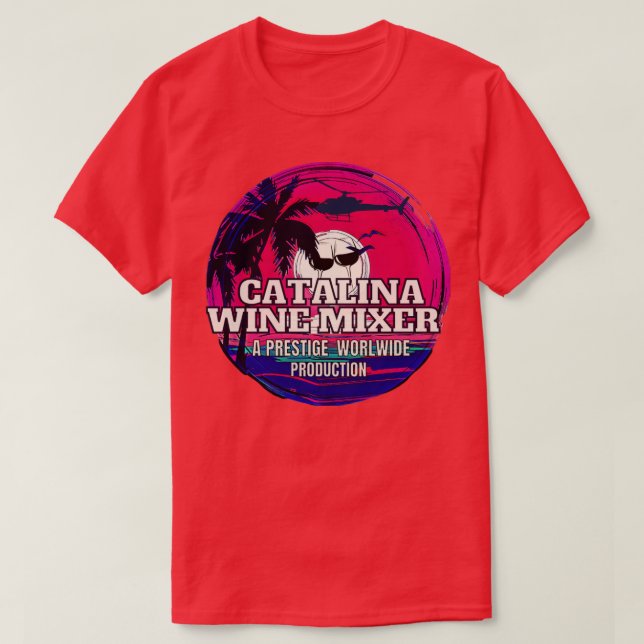 T-shirt Mélangeur de vin Catalina (Design devant)