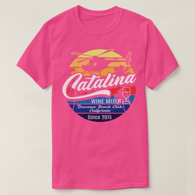 T-shirt Mélangeur de vin Catalina (Design devant)
