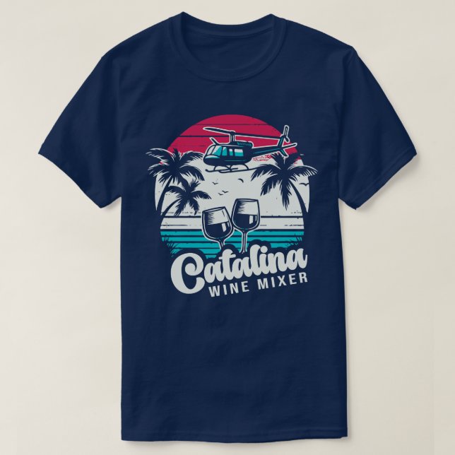 T-shirt Mélangeur de vin Catalina 1 (Design devant)