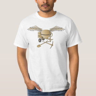 T-shirt Mélangeur en béton beige