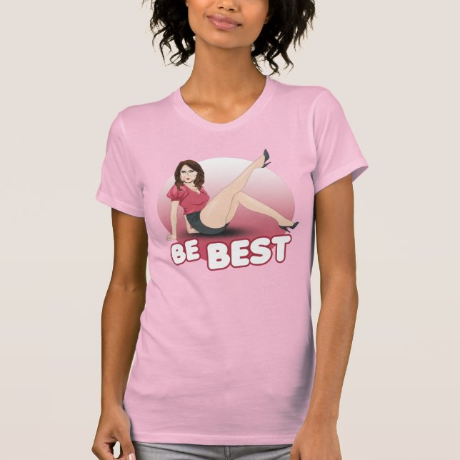 T-SHIRT MELANIA : ÊTRE LE MEILLEUR (Devant)