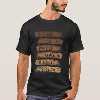 T-shirt Melanin African American Black History Month Women