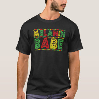 T-shirt Melanin Babe Histoire noire afro-américaine