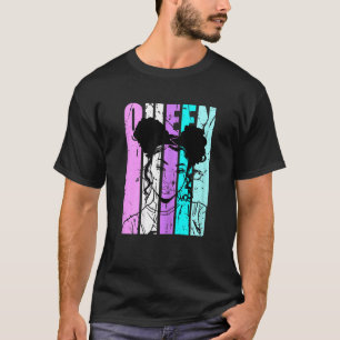 T-shirt Melanin Queen Afro Puffs Cheveux femmes Black Empo