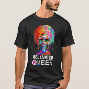 T-shirt Melanin Queen Tee African American Strong Black Na