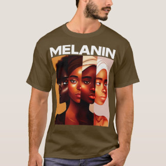 T-shirt Melanin Shades Afrocentrique Black Pride