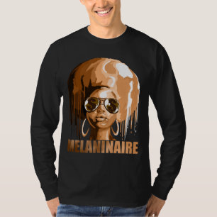 T-shirt Melaninaire Femmes Melanin Poppin Black History Gi