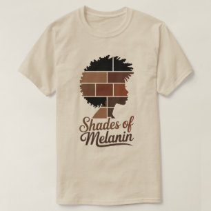 T-shirt Mélanine ombre Black Queen Femme Afro Juneteenth