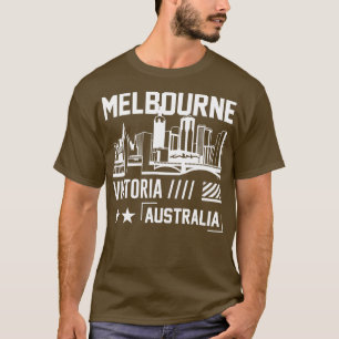 T-shirt Melbourne Victoria Australie Cité australienne cél