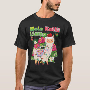 T-shirt Mele Kaliki Llama Kalikimaka Hawaiian Christmas Li
