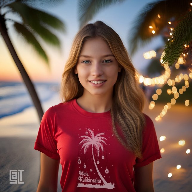 T-shirt Mele Kalikimaka Beach Christmas Classic (Créateur téléchargé)
