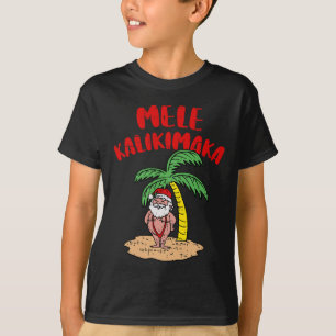 T-shirt Mele Kalikimaka Cool Père Noël maillot de bain Haw