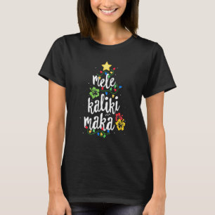 T-shirt Mele Kalikimaka Femmes Hawaii Noël Hawaii