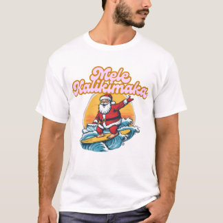 T-shirt Mele Kalikimaka - Funny Noël hawaïen à Père Noël