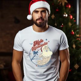 T-shirt Mele Kalikimaka Joyeux Noël Hawaii Style