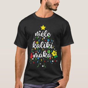 T-shirt Mele kalikimaka Noël hawaïen
