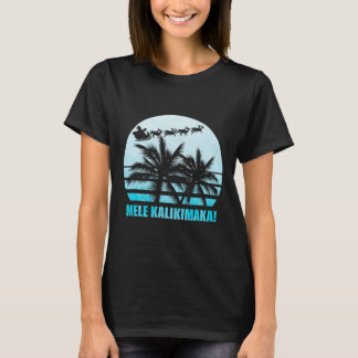 T-shirt Mele Kalikimaka Retro Hawaii Famille de Noël Va