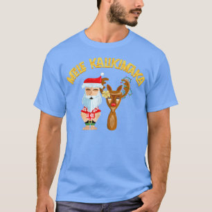 T-shirt Mele Kalikimaka Tiki Noël Noël Père Noël et R