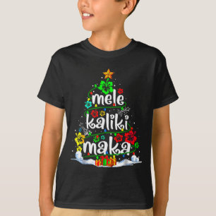 T-shirt Mele Kalikimaka Trocal Noël Hawaïen Santa Xm