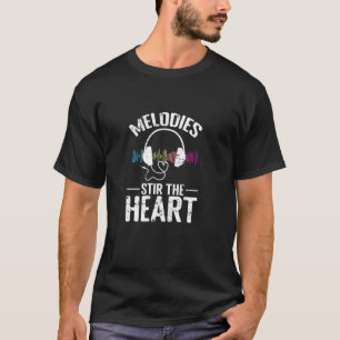 T-shirt Mélodies émeuvent le cœur