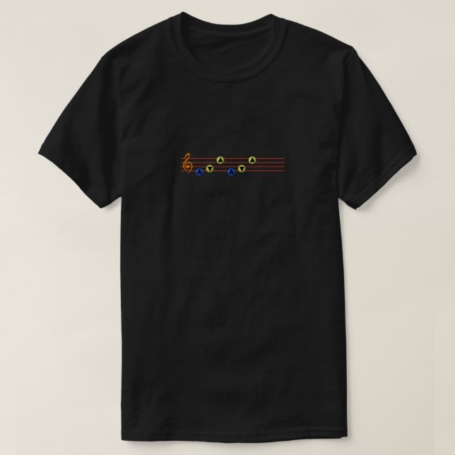 T-shirt Mélodies Ocarina - Chanson des tempêtes Essentiel (Design devant)