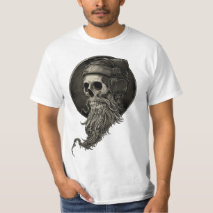 T-shirt Mélomaniac crâne hérité Nouveau Halloween 2023