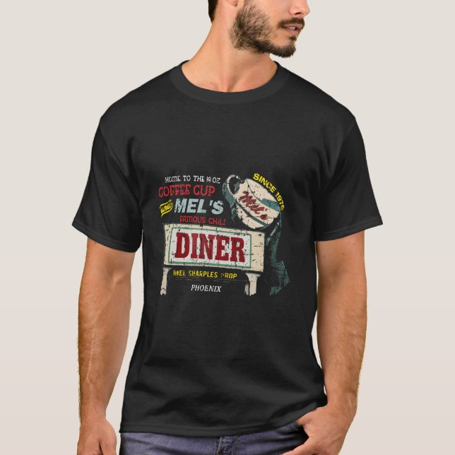 T-shirt Mel'S Diner From Alice Distressed (Devant)