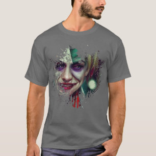 T-shirt Melting Clown Scary Horreur maquillage grave splat
