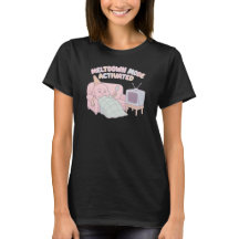 Melting Ice Cream Burnout Cartoon Tee