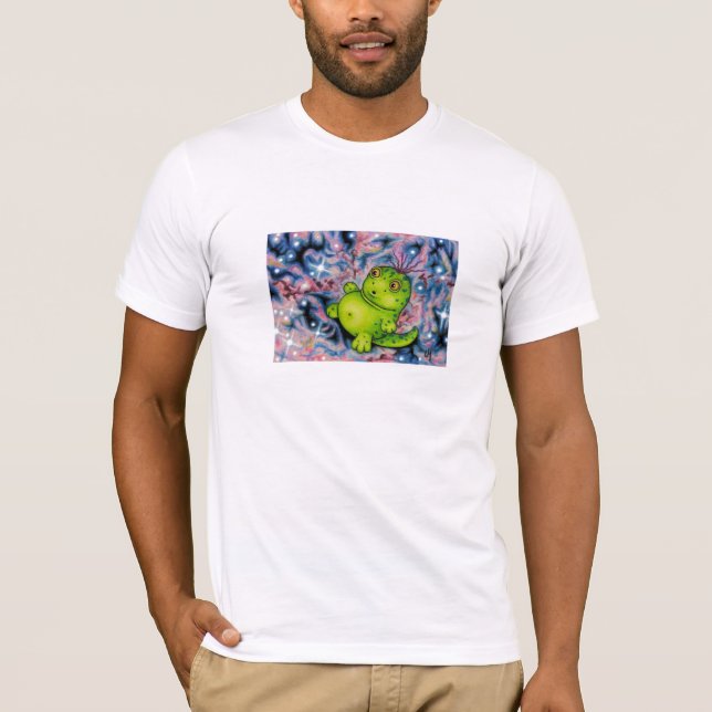 T-shirt Melvin dans l'espace par Carrie Michael (Devant)