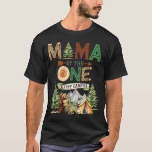 T-shirt Mema de l'unique campeur heureux pour son 1er anni