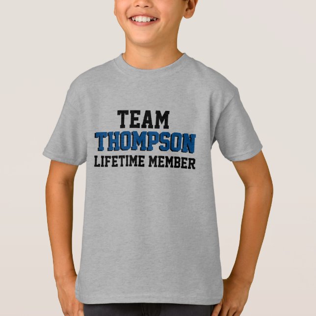T-shirt Membre à vie de la famille d'équipe - Adopter (Devant)