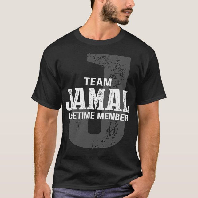 T-shirt Membre à vie de l'équipe Jamal (Devant)