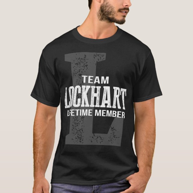 T-shirt Membre à vie de l'équipe LOCKHART (Devant)