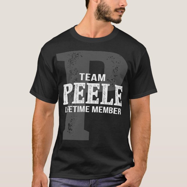 T-shirt Membre à vie de l'équipe PEELE (Devant)