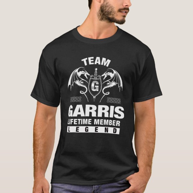 T-shirt Membre à vie de Team Garris (Devant)
